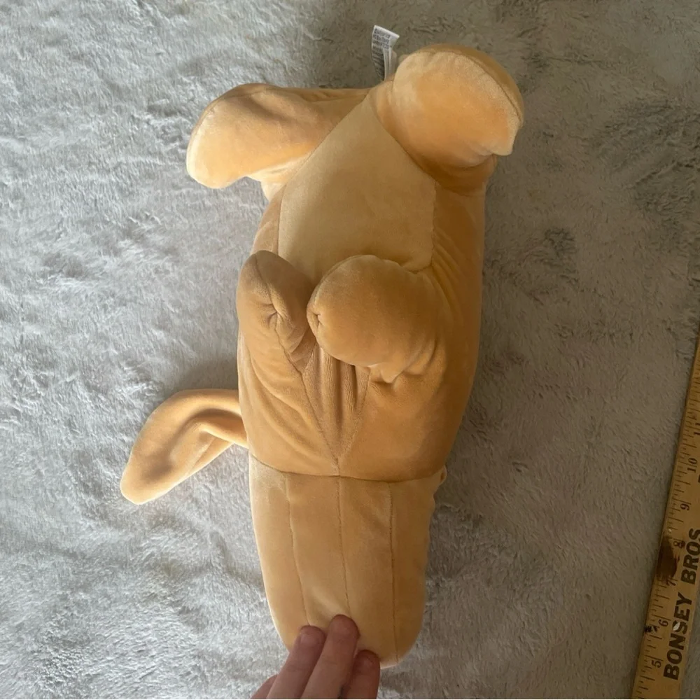 Jellycat  medium mellow mallowDog Pillow Toy - Soft Tan Dachshund Stuffed Animal